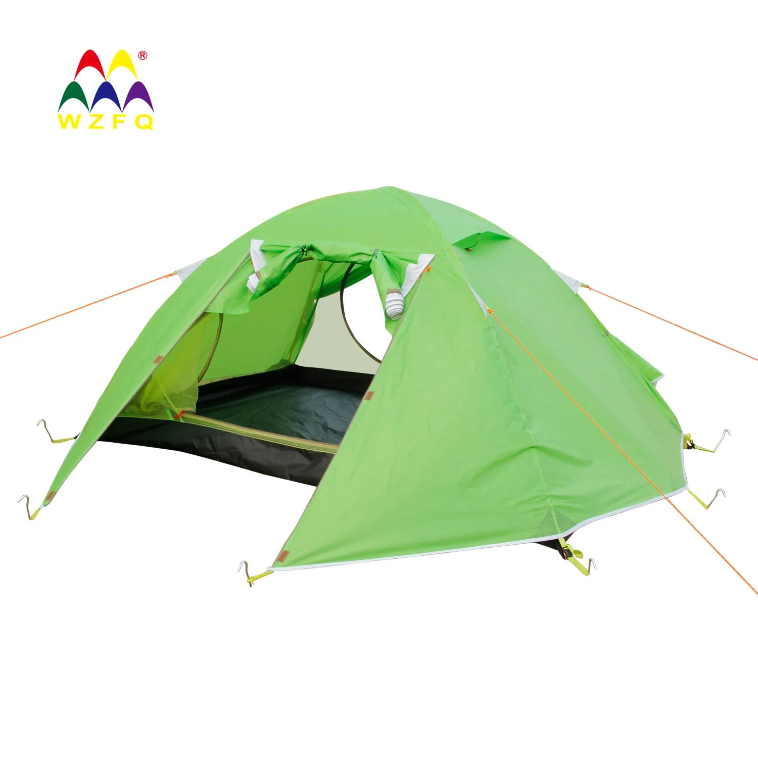 WZFQ 2022 Popular Professional Outdoor Camping Tent Wind/Rain/Storm/Snow/Waterproof, Double Layers, Front Vestibule