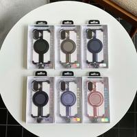 Coque de téléphone sans cadre en alliage de zinc pour iPhone 16 Pro Max 15 14 13 Pro Max, protection antichoc avec airbag aux quatre coins