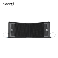 Système audio Sandy Audio J08M, enceinte active à deux voies, double 8 pouces, système de sonorisation DJ, équipement audio de scène, enceintes passives alimentées
