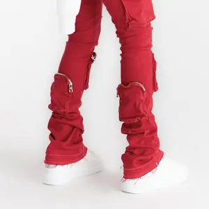 Mens Red Jeans