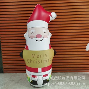 Santa Claus Inflable de 150 cm, Decoración Navideña para Exteriores, Material de PVC, Adorno para Jardín - Product Image 4
