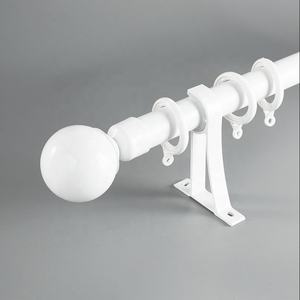 <span class=keywords><strong>Tringle</strong></span> à rideaux romaine en alliage d'aluminium de 6,7 mètres de long, robuste, avec accessoires pour rideaux de chambre - Product Image 6