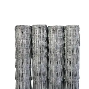 Factory cheap price galvanized weave wire mesh for farm and animal fencing cattle fence on farm