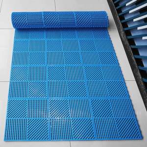 Baño ahuecado antideslizante PVC empalmado ingeniería piso Mat - Product Image 6