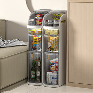 Mueble de Almacenamiento Rectangular Estrecho para Baño con Cajones y Ruedas, Apilable y Delgado, Venta al por Mayor - Product Image 2