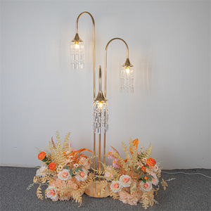 Luces Decorativas de Hierro Forjado para Escenario de Boda LANJO, Accesorios de Iluminación para Bodas - Product Image 4