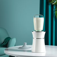 Chauffe-biberon de voyage pour bébé, chauffe-lait portable, chauffe-eau et matériau en silicone, température constante intelligente pour les nourrissons de 0 à 9 mois