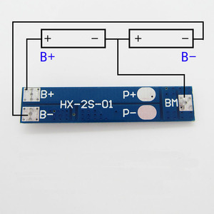 Placa de carga de batería Li-ion, módulo de protección PCB BMS, 2S, 5A, 7,4 V, 8,4 V, 18650, litio - Product Image 3