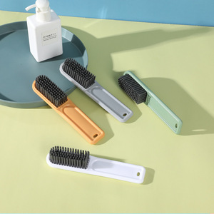 Shoe Brush Set 4 Pieces Nylon Bristles Plastic Handle With Hanging Loop For Cleaning Shoes And Clothes - Product Image 1