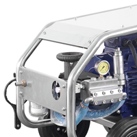 Machine de nettoyage industrielle Ultra haute pression SS 500Bar 23LPM laveuse en métal à eau froide pour les navires pétroliers d'atelier