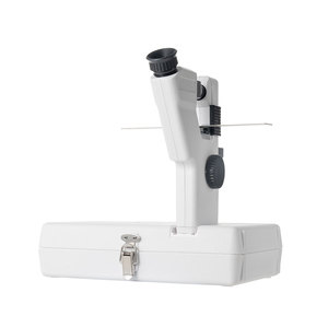 Manual Lensmeter with Adjustable Lens & Metal Clamp Base – White Portable <b>Optic</b> <b>Instrument</b>, Aist <b>Optics</b> - Product Image 3