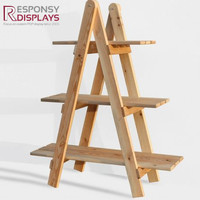 Étagère de présentation en bois avec vitrine à quatre côtés pour planches de surf, support autoportant multi-niveaux pour magasin de sport