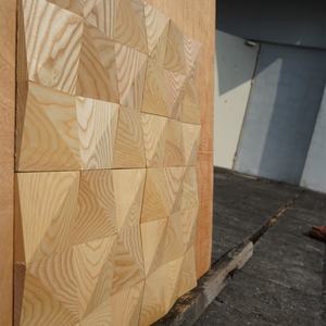 Pannello Murale in <span class=keywords><strong>Legno</strong></span> di Frassino di Lusso, Piastrelle 3D in <span class=keywords><strong>Legno</strong></span>, Pannello in <span class=keywords><strong>Legno</strong></span> - Product Image 5