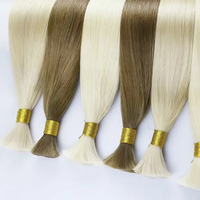 Vente en gros de mèches vietnamiennes brutes, vierges, alignées aux cuticules, super double drawn, sans nœuds, tissage à double trame machine