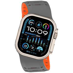 Correa de reloj de silicona magnética con conector angular Pangolin para Apple Watch Series 11 10 9 8 7 SE, resistente al agua, deportiva, de repuesto. - Product Image 1
