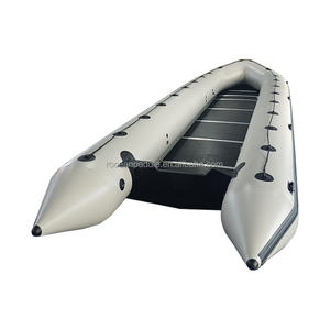 Bateau pneumatique robuste en PVC avec quille en aluminium et plusieurs chambres à <span class=keywords><strong>air</strong></span> pour les sports nautiques et les opérations de sauvetage - Product Image 1