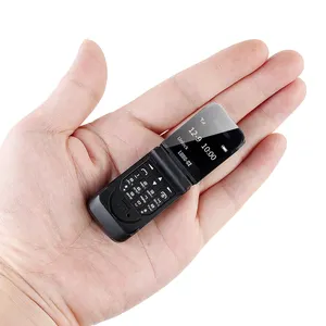 Offre Spéciale Mini Flip LONG-CZ de téléphone portable J9 0.66 "plus petit téléphone portable Blue tooth Dialer FM Magic Voice mains libres écouteur téléphone