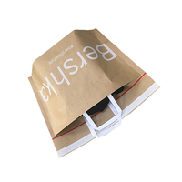 Enveloppes en papier élastiques avec Logo personnalisé, lot de 50, sacs d'emballage en carton Kraft imperméable à Surface d'huile, pour la livraison et l'emballage