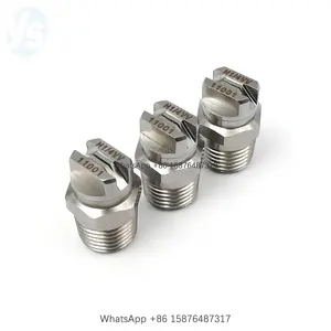 1 1 YS 1/4 "BSPT 또는 NPT H-VV 플랫 팬 세차 워터 제트 스프레이 노즐