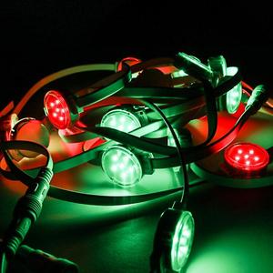 Luci LED Pixel Digitali Programmabili RGB di Alta Qualità IP67 40MM 6LED 5050 3535 24V Piatte UCS2903 SPI Stringa Luminosa - Product Image 5