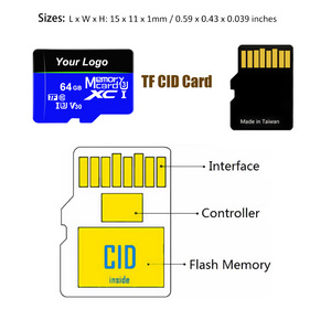 Carte mémoire Micro TF SD en plastique, classe 10 U3 V30, compatible avec les caméras de sécurité DVR, les téléphones, 8 Go, 64 Go, enregistrement 2K - Product Image 2