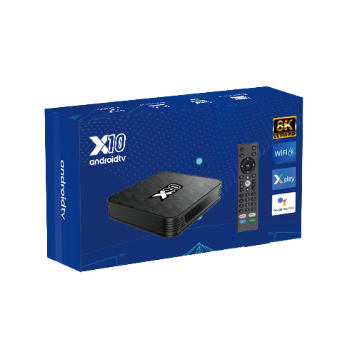 Android HD TV Box X10 2GB+8GB with atv System Android Q(10.0) Android HD TV Box ftth External Version
