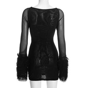 <span class=keywords><strong>Vestiti</strong></span> all'ingrosso delle donne di moda popolare nuovo disegno 2025 signore abito in maglia <span class=keywords><strong>manica</strong></span> <span class=keywords><strong>lunga</strong></span> - Product Image 6