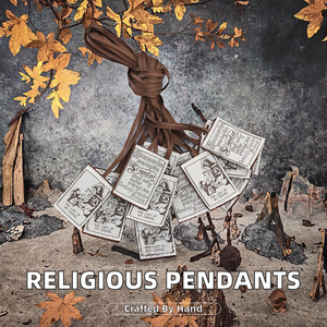 Amuleto Religioso Católico, Colgantes Hechos a Mano de los Carmelitas, Joyería, Escapularios, Bordados de Adoración, Estola Litúrgica, Bodas, Fiestas - Product Image 3