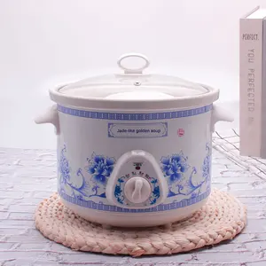 Yolecen porcelaine blanche marmite électrique petit appareil ménager pour santé Pot bouillie bébé soupe <span class=keywords><strong>mijoteuse</strong></span> ragoût tasse cadeau - Product Image 2