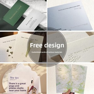 Tarjetas de Agradecimiento Personalizables, Tarjetas de Postventa, Tarjetas Plegables en <span class=keywords><strong>Inglés</strong></span> para Comercio Transfronterizo, Tarjetas Troqueladas, Papel Recubierto Impreso en Offset - Product Image 1