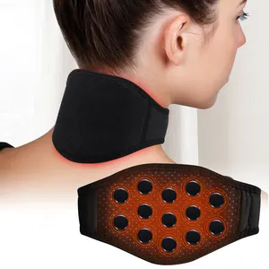 Toermalijn Zelf-Verwarming Nek Pad Wrap Magnetische Therapie Neck Strap Brace