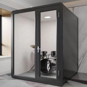 Cabina telefónica <span class=keywords><strong>de</strong></span> diseño moderno para oficina y uso doméstico, cabina <span class=keywords><strong>de</strong></span> trabajo <span class=keywords><strong>de</strong></span> audiometría <span class=keywords><strong>de</strong></span> aluminio con cabina insonorizada, habitación <span class=keywords><strong>aislada</strong></span> para hoteles - Product Image 6