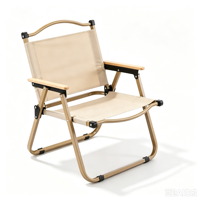 Chaise pliante ultralégère en acier titane, portable, pour le glamping, le camping en plein air, la plage, la pêche, le pique-nique