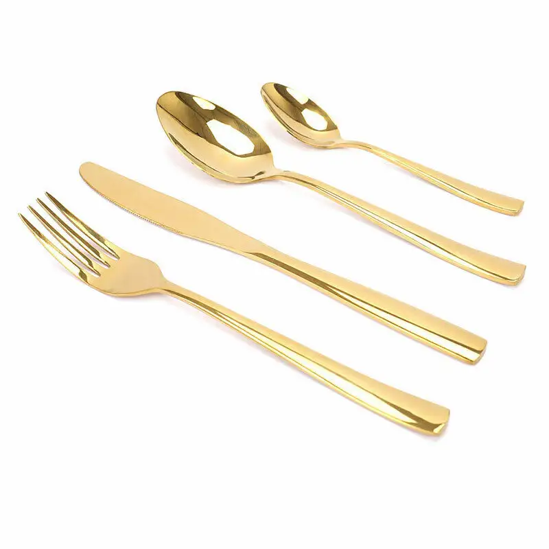 18/10 stainless steel cutlery set shines brightly,Luxe table dining set