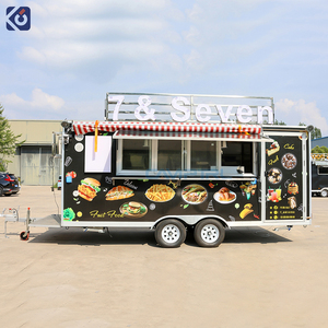 CAMPTRL Remorque alimentaire économique de 16 pieds, stand de restauration portable, boutique mobile pour hot-dogs, café, glaces, desserts, camion de cuisine - Product Image 3