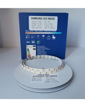 Lampu LED Fleksibel Samsung 2835 SMD Kecerahan Tinggi 8mm 24V 120LED 12W/M CRI90+ CCT Gudang IP44 Garansi 5 Tahun