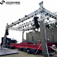 Sistema de Truss para Iluminación y Sonido de Escenario, de Aluminio 6082-T6, Capacidad de Carga de 500 kg, Portátil, para Conciertos al Aire Libre, en Oferta