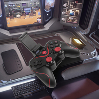 Control Inalámbrico X3 T3 para Juegos, Joystick, Gamepad, para iPhone, Android, Tablet, PC, Teléfono Móvil con Soporte