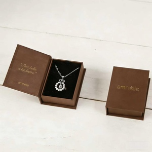 Book Shape Magnetic Flip Closure Jewelry <b>Box</b> Custom Logo Valentine'S Day Paper <b>Box</b> Container Case Gift <b>Box</b> Ring Necklace - Product Image 2