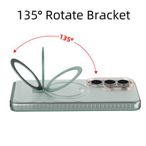 כיסוי מגנטי לסמסונג S26 אולטרה עם מעמד, TPU+PC עם טבעת אחיזה, עמיד בפני זעזועים, לכיסוי טלפון נייד לסמסונג גלקסי S26 אולטרה - Product Image 4