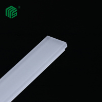 Profilé acrylique givré pour projecteur de lumière, 10 pièces, accessoire pour éclairage mural et de lavage à led