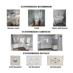 접이식 집에서 살 수있는 주택 판매 배송 접이식 모바일 조립식 주택 가격 - Product Image 6