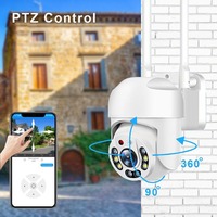 Kamera CCTV Nirkabel HD 2MP 360 Derajat, Monitor Siang Malam, Mini Eksternal, IP Security Wifi, Kamera Pengawas Definisi Tinggi
