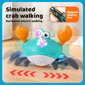 Zhorya bé bò Đồ chơi giáo dục đa chức năng phun điện tử đi bộ nhảy múa cua với âm nhạc và ánh sáng - Product Image 3