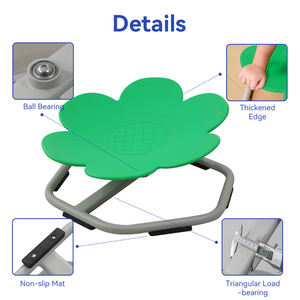 어린이와 유아를위한 공인 EN71 감각 회전 의자 금속 회전 흔들기 의자 감각 자폐증 회전 장난감 - Product Image 5