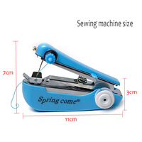 Machine à coudre manuelle portable Mini Kit ménager avec forme ronde Vente directe d'usine Article chaud pour la couture