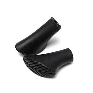 Protège-pointe de bâton de trekking Cleye Little Horse Hoof, noir, antidérapant, pour bâtons de marche, accessoires de randonnée - Product Image 4