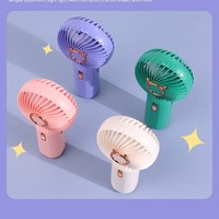 Mini ventilateur de charge USB portable avec contrôle du vent à deux vitesses pour les étudiants pour le refroidissement