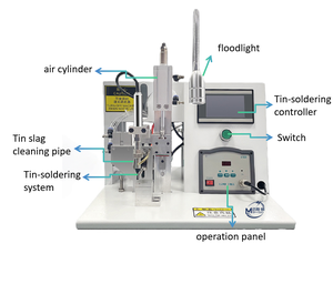 Stazione di Saldatura Manuale Semi-Automatica Versatile con Motore Servo, Cuscinetto, Cilindro Pneumatico, Faro 400W 220V di Precisione - Product Image 2