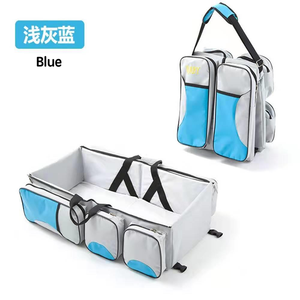 Large Capacity Mommy Baby Diaper <strong>Bags</strong> Waterproof Summer Fashion Portable Folding Baby <strong>Bed</strong> Travel <strong>Bag</strong> - Product Image 6